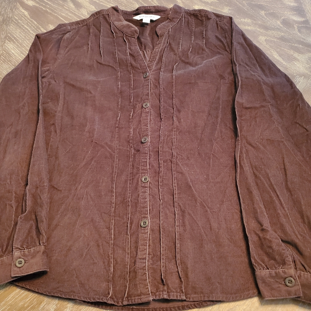 Button Up Corduroy Shirt